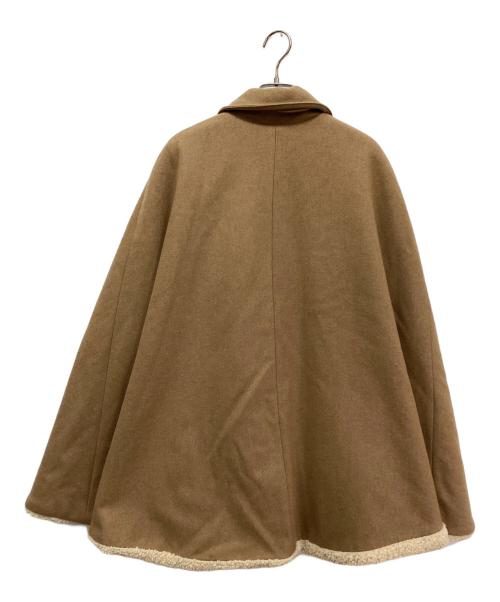 CLANE（クラネ）CLANE (クラネ) REVERSIBLE BOA MILITARY CAPE COAT(リバーシブルボアミリタリーケープコート) ブラウン サイズ:1の古着・服飾アイテム