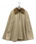 中古・古着 CLANE (クラネ) REVERSIBLE BOA MILITARY CAPE COAT(リバーシブルボアミリタリーケープコート) ブラウン サイズ:1：5000円