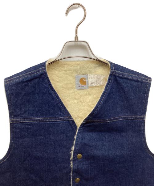 CarHartt（カーハート）CarHartt (カーハート) デニムボアベスト インディゴ サイズ:Lの古着・服飾アイテム