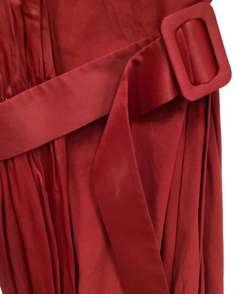 MM6 Maison Margiela（エムエムシックスメゾンマルジェラ）MM6 Maison Margiela (エムエムシックスメゾンマルジェラ) ノースリーブワンピース レッド サイズ:38の古着・服飾アイテム