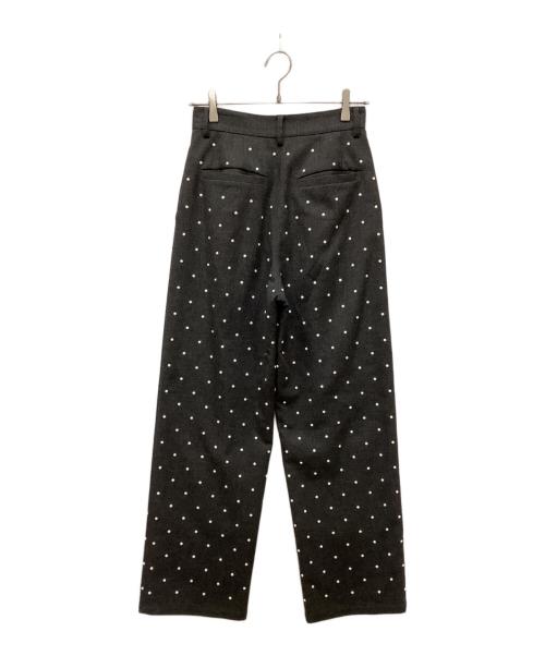 CLANE（クラネ）CLANE (クラネ) PEARL DOT PANTS / パールドットパンツ グレー サイズ:1の古着・服飾アイテム