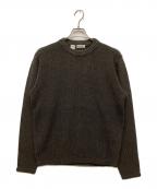 GIORGIO ARMANIジョルジョアルマーニ）の古着「クルーハイゲージニット」｜ブラウン
