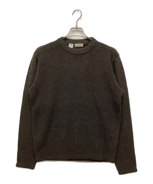 GIORGIO ARMANI（ジョルジョアルマーニ）GIORGIO ARMANI (ジョルジョアルマーニ) クルーハイゲージニット ブラウン サイズ:Sの古着・服飾アイテム