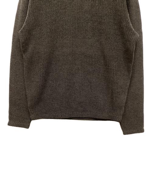 GIORGIO ARMANI（ジョルジョアルマーニ）GIORGIO ARMANI (ジョルジョアルマーニ) クルーハイゲージニット ブラウン サイズ:Sの古着・服飾アイテム
