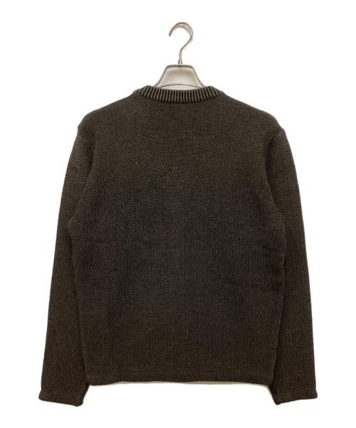 GIORGIO ARMANI（ジョルジョアルマーニ）GIORGIO ARMANI (ジョルジョアルマーニ) クルーハイゲージニット ブラウン サイズ:Sの古着・服飾アイテム