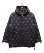 TAIONタイオン）の古着「ミリタリー M65 ライナーWジップ フーデットジャケット」｜ネイビー