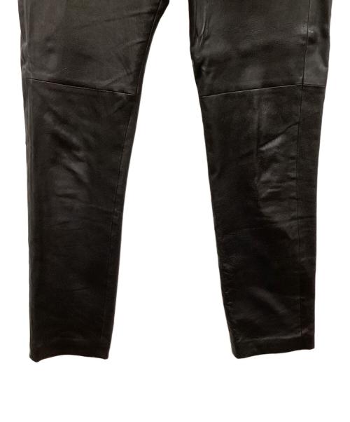 FAR EASTERN ENTHUSIAST（ファーイースタンエンスージアスト）FAR EASTERN ENTHUSIAST (ファーイースタンエンスージアスト) ディアスキンレザーパンツ ブラック サイズ:Mの古着・服飾アイテム
