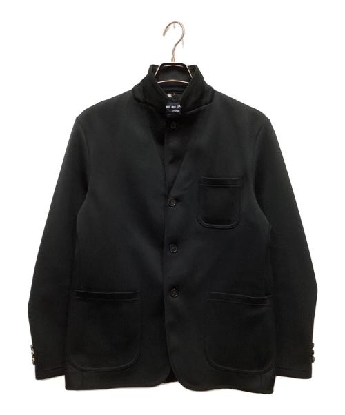 COMME des GARCONS（コムデギャルソン）COMME des GARCONS (コムデギャルソン) メッシュロゴテーラードジャケット ブラック サイズ:Mの古着・服飾アイテム