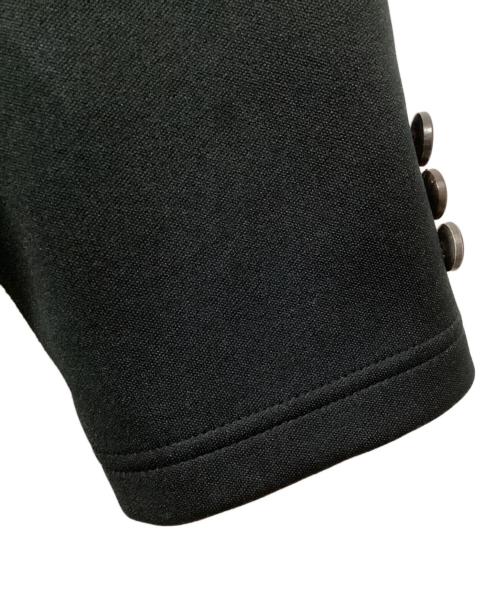 COMME des GARCONS（コムデギャルソン）COMME des GARCONS (コムデギャルソン) メッシュロゴテーラードジャケット ブラック サイズ:Mの古着・服飾アイテム