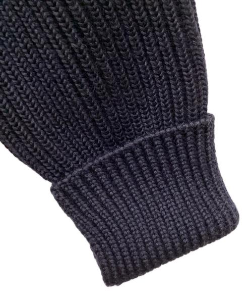 ANDERSEN-ANDERSEN（アンデルセン アンデルセン）ANDERSEN-ANDERSEN (アンデルセン アンデルセン) リブハイネックニット ネイビー サイズ:Mの古着・服飾アイテム