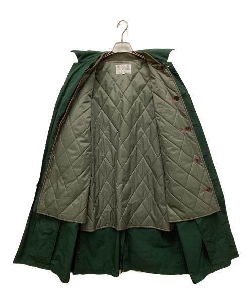 R&D.M.Co-OLDMAN'S TAILOR（オールドマンズテーラー）R&D.M.Co-OLDMAN'S TAILOR (オールドマンズテーラー) ライナー付きコート グリーン サイズ:Lの古着・服飾アイテム