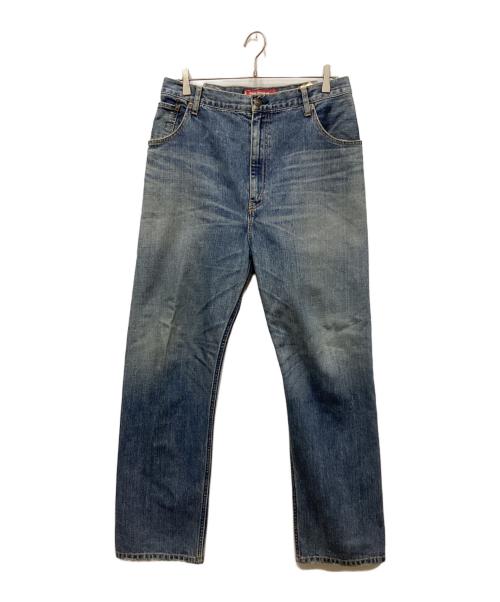 eYe COMME des GARCONS JUNYAWATANABE MAN（アイ コム デ ギャルソン ジュンヤ ワタナベ マン）eYe COMME des GARCONS JUNYAWATANABE MAN (アイ コム デ ギャルソン ジュンヤ ワタナベ マン) LEVI'S (リーバイス) 立体裁断デニムパンツ インディゴ サイズ:Sの古着・服飾アイテム