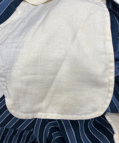 digawel（ディガウェル）digawel (ディガウェル) 銀糸ストライプパンツ ブルー サイズ:3の古着・服飾アイテム