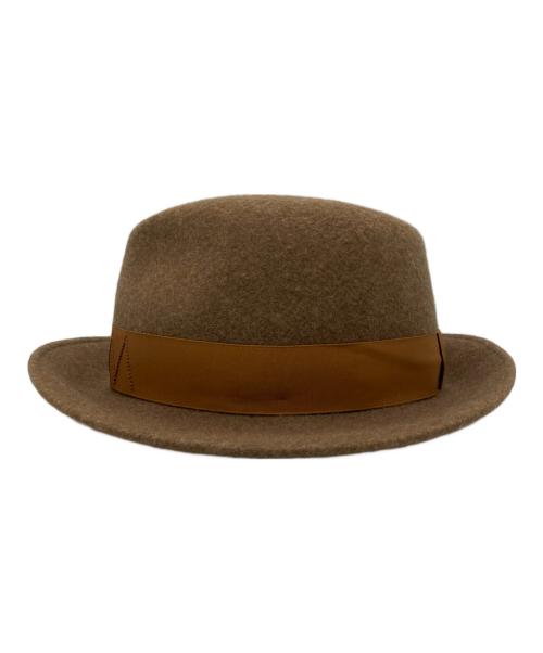 TAKAHIROMIYASHITA TheSoloIst.（タカヒロミヤシタ ザソロイスト）TAKAHIROMIYASHITA TheSoloIst. (タカヒロミヤシタ ザソロイスト) ウールハット ブラウン サイズ:Mの古着・服飾アイテム