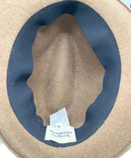 TAKAHIROMIYASHITA TheSoloIst.（タカヒロミヤシタ ザソロイスト）TAKAHIROMIYASHITA TheSoloIst. (タカヒロミヤシタ ザソロイスト) ウールハット ブラウン サイズ:Mの古着・服飾アイテム