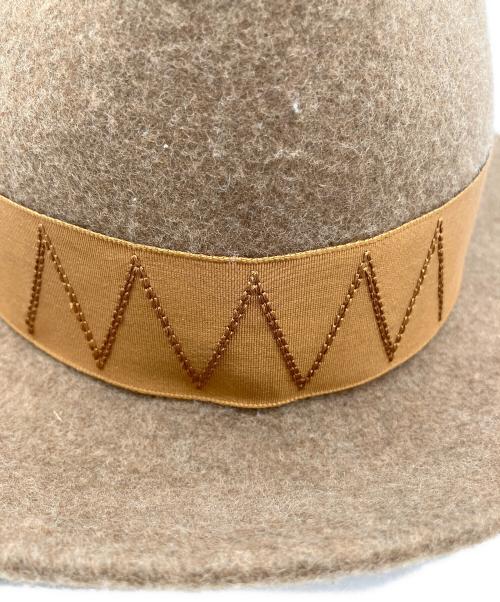 TAKAHIROMIYASHITA TheSoloIst.（タカヒロミヤシタ ザソロイスト）TAKAHIROMIYASHITA TheSoloIst. (タカヒロミヤシタ ザソロイスト) ウールハット ブラウン サイズ:Mの古着・服飾アイテム