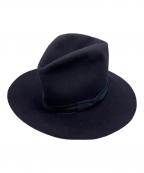 TAKAHIROMIYASHITA TheSoloIst.タカヒロミヤシタ ザソロイスト）の古着「ラビット中折れハット」｜ネイビー