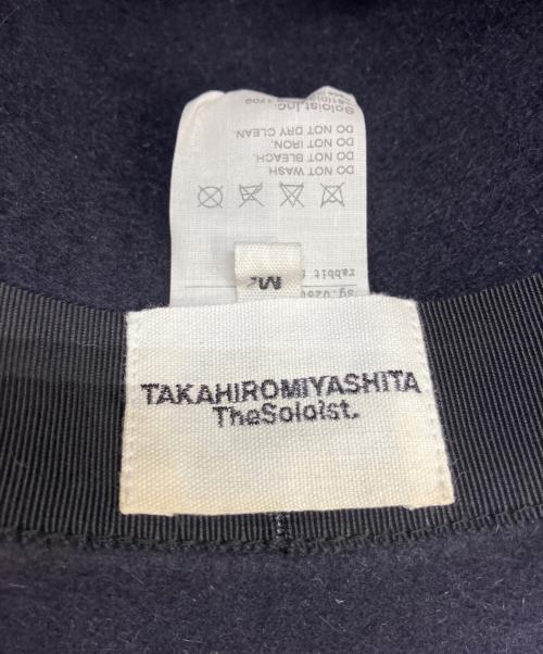 TAKAHIROMIYASHITA TheSoloIst.（タカヒロミヤシタ ザソロイスト）TAKAHIROMIYASHITA TheSoloIst. (タカヒロミヤシタ ザソロイスト) ラビット中折れハット ネイビーの古着・服飾アイテム