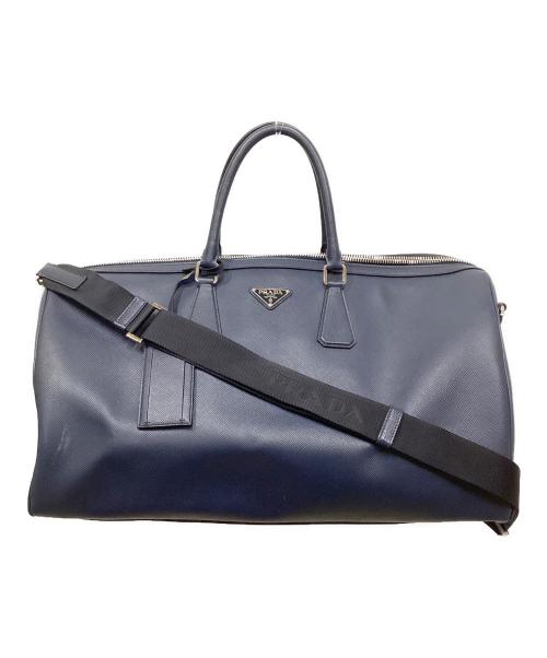 PRADA（プラダ）PRADA (プラダ) SACCA DA VIAGGIO ブライトブルーの古着・服飾アイテム