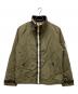 ARMANI JEANS（アルマーニジーンズ）の古着「テープデザインタイタンクロスジャケット」｜オリーブ