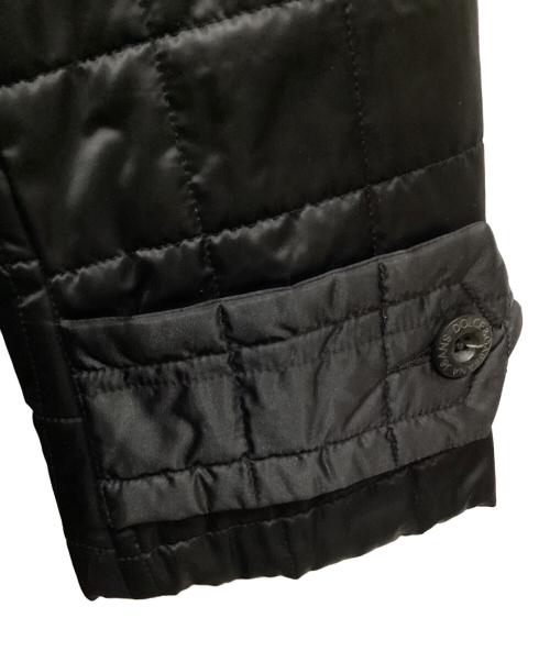 DOLCE & GABBANA J&ANS（ドルチェ アンド ガッバーナ ジーンズ）DOLCE & GABBANA J＆ANS (ドルチェ アンド ガッバーナ ジーンズ) 中綿コート ブラック サイズ:Sの古着・服飾アイテム