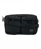 PORTERポーター）の古着「ウエストバッグ」｜ブラック
