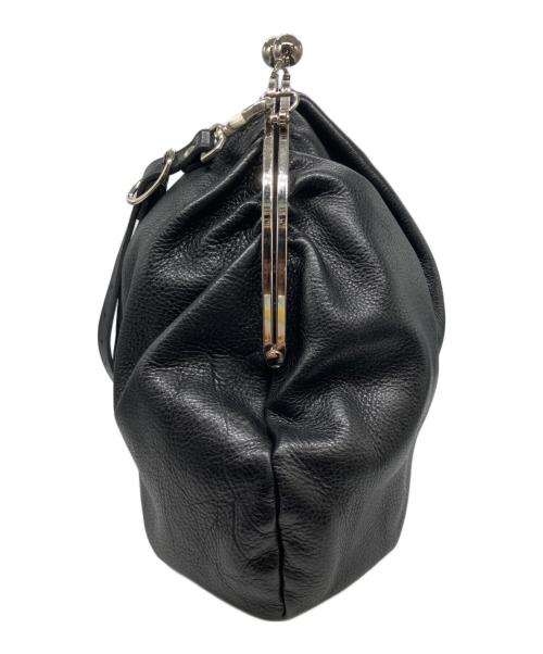 Ventriloquist（ヴェントリロクイスト）Ventriloquist (ヴェントリロクイスト) がま口ショルダーバッグ ブラックの古着・服飾アイテム