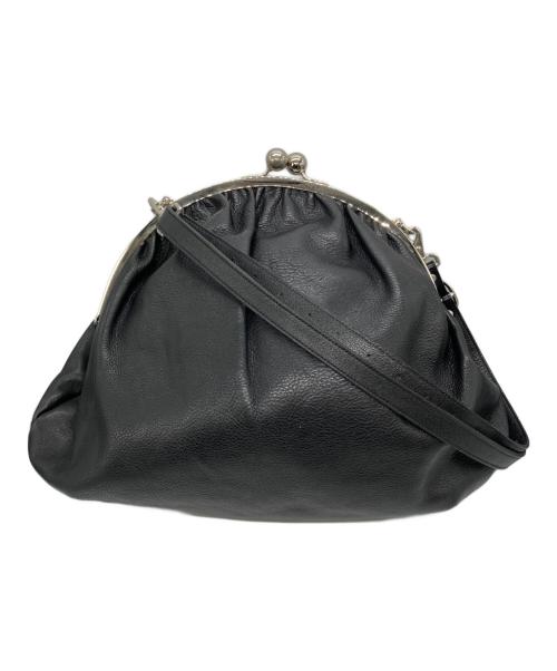 Ventriloquist（ヴェントリロクイスト）Ventriloquist (ヴェントリロクイスト) がま口ショルダーバッグ ブラックの古着・服飾アイテム