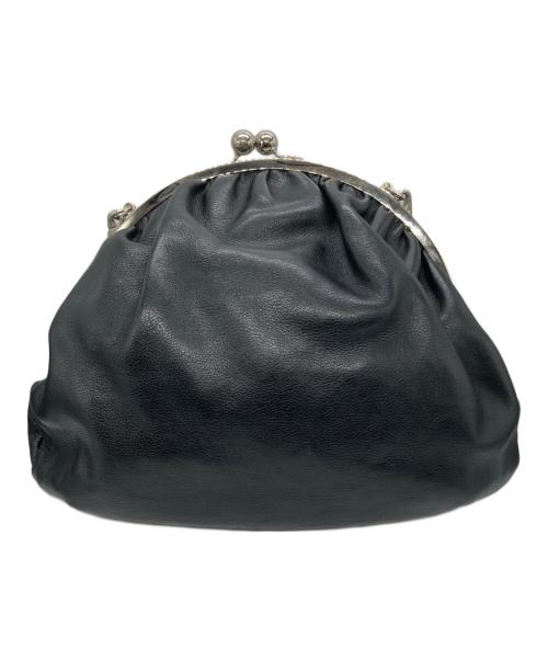 Ventriloquist（ヴェントリロクイスト）Ventriloquist (ヴェントリロクイスト) がま口ショルダーバッグ ブラックの古着・服飾アイテム