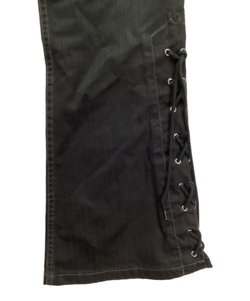 TORNADO MART（トルネードマート）TORNADO MART (トルネードマート) 刺繍フレアパンツ ブラック サイズ:Sの古着・服飾アイテム