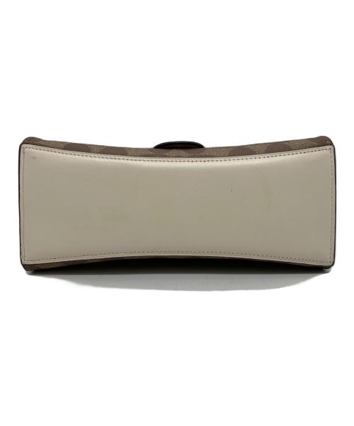 COACH（コーチ）COACH (コーチ) ペッパー 2wayシグネチャーバッグ ベージュの古着・服飾アイテム