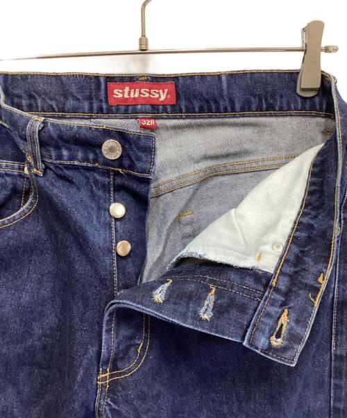 stussy（ステューシー）stussy (ステューシー) 90's ボタンフライデニムパンツ インディゴ サイズ:32の古着・服飾アイテム