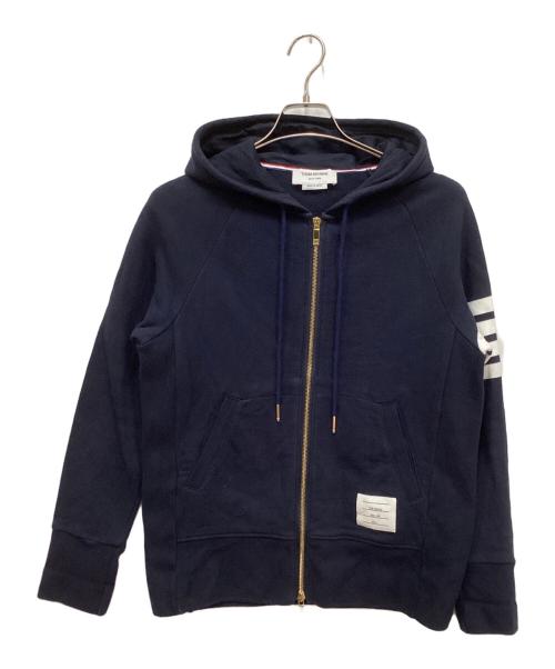 Thom Browne（トムブラウン）Thom Browne (トムブラウン) 4BAR クラシックフーディー ネイビー サイズ:3の古着・服飾アイテム