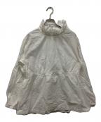 45Rフォーティファイブ・アール）の古着「インドカディdeレースカラーTシャツ ブラウス」｜ホワイト