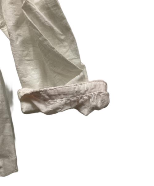 45R（フォーティファイブ・アール）45R (フォーティファイブ・アール) インドカディdeレースカラーTシャツ ブラウス ホワイト サイズ:表記無しの古着・服飾アイテム