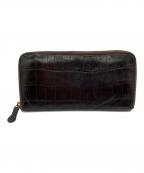 Felisiフェリージ）の古着「型押し長財布」｜ブラウン