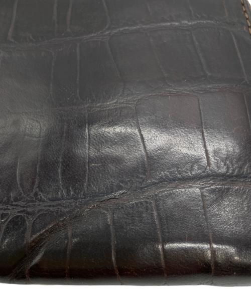 Felisi（フェリージ）Felisi (フェリージ) 型押し長財布 ブラウンの古着・服飾アイテム