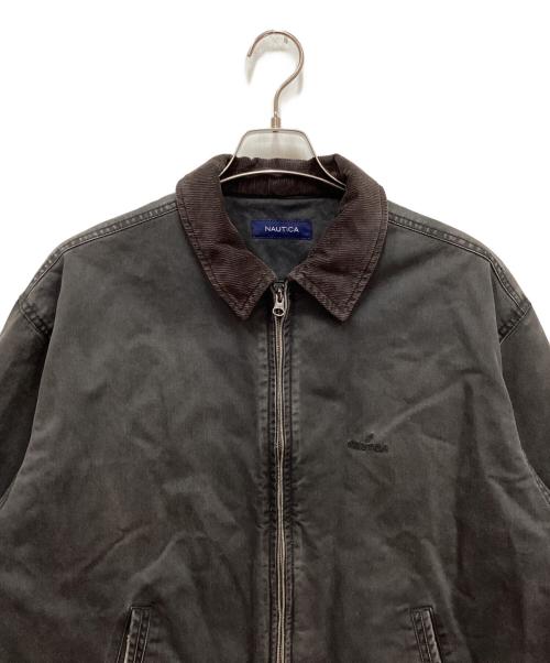NAUTICA（ノーティカ）NAUTICA (ノーティカ) ガーメント ダイ チノ ジップブルゾン ブラック サイズ:Mの古着・服飾アイテム