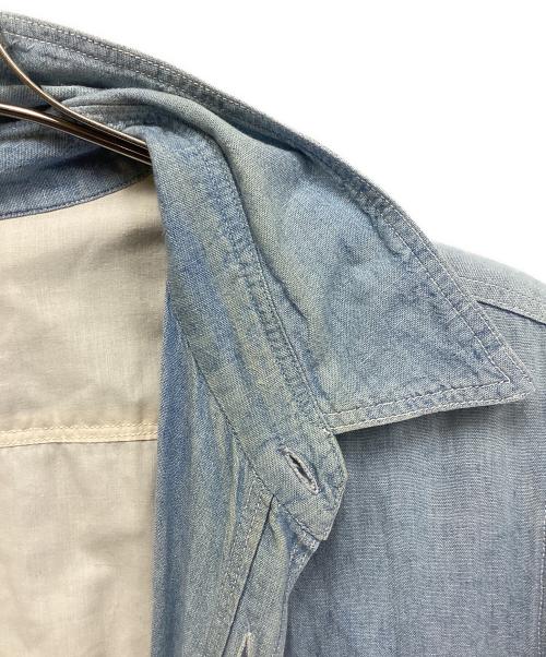 SUNSEA（サンシー）SUNSEA (サンシー) シャンブレー×デニム切替ジャンプスーツ インディゴ サイズ:不明の古着・服飾アイテム