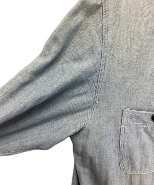 SUNSEA（サンシー）SUNSEA (サンシー) シャンブレー×デニム切替ジャンプスーツ インディゴ サイズ:不明の古着・服飾アイテム