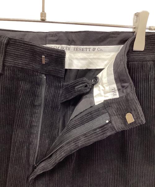 EESETT&Co（イーセットアンドコー）EESETT&Co (イーセットアンドコー) コーデュロイパンツ ブラック サイズ:34の古着・服飾アイテム