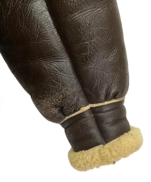 THE REAL McCOY'S（ザ・リアルマッコイズ）THE REAL McCOY'S (ザ・リアルマッコイズ) B-3レザーフライトジャケット ブラウン サイズ:42Rの古着・服飾アイテム