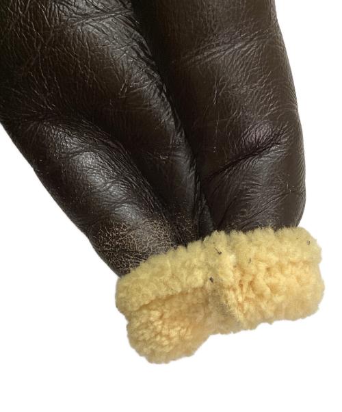 THE REAL McCOY'S（ザ・リアルマッコイズ）THE REAL McCOY'S (ザ・リアルマッコイズ) B-3レザーフライトジャケット ブラウン サイズ:42Rの古着・服飾アイテム