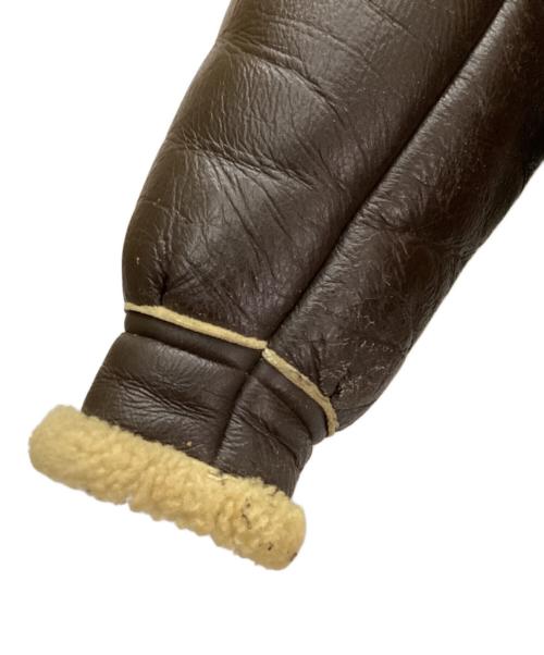 THE REAL McCOY'S（ザ・リアルマッコイズ）THE REAL McCOY'S (ザ・リアルマッコイズ) B-3レザーフライトジャケット ブラウン サイズ:42Rの古着・服飾アイテム