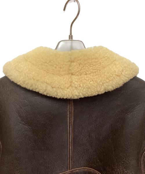 THE REAL McCOY'S（ザ・リアルマッコイズ）THE REAL McCOY'S (ザ・リアルマッコイズ) B-3レザーフライトジャケット ブラウン サイズ:42Rの古着・服飾アイテム