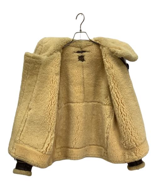 THE REAL McCOY'S（ザ・リアルマッコイズ）THE REAL McCOY'S (ザ・リアルマッコイズ) B-3レザーフライトジャケット ブラウン サイズ:42Rの古着・服飾アイテム