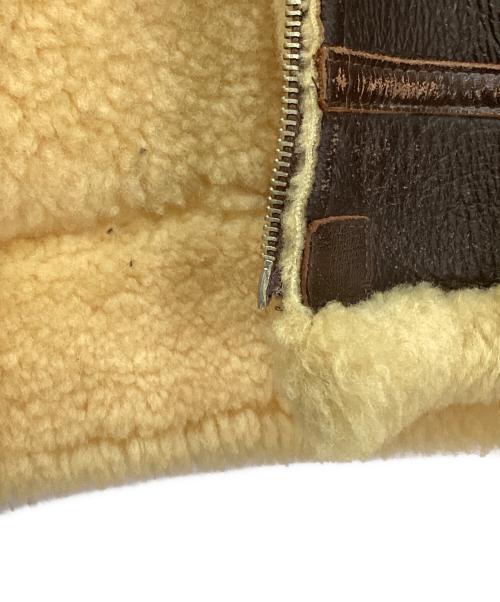 THE REAL McCOY'S（ザ・リアルマッコイズ）THE REAL McCOY'S (ザ・リアルマッコイズ) B-3レザーフライトジャケット ブラウン サイズ:42Rの古着・服飾アイテム