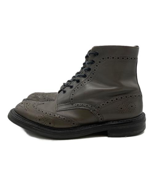 Tricker's（トリッカーズ）Tricker's (トリッカーズ) PAUL SMITH (ポールスミス) カントリーブーツ グレー サイズ:８1/2の古着・服飾アイテム