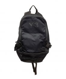 Y-3（ワイスリー）の古着「レザー切替リュック」｜ブラック