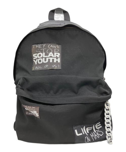 RAF SIMONS（ラフシモンズ）RAF SIMONS (ラフシモンズ) EASTPAK (イーストパック) パッチデザインリュック ブラックの古着・服飾アイテム